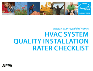 HVAC System Quality Installation Rater Checklist Guidebook Rev04 v6 FINAL 508