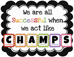 We are all CHAMPS Poster