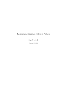 Kalman and Bayesian Filters in Python