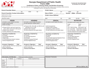 main form-3300-certificate-vision-hearing-dental-and-nutrition-screening-georgia-united-states