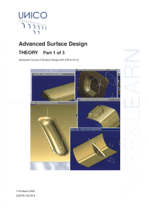 Advanced Surface Design with CATIA V5