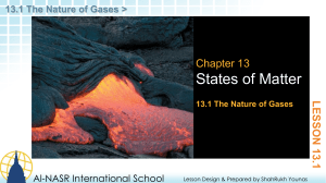 13.1 The Nature of Gases