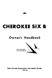 PA-32-260-Cherokee6-POH