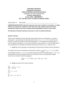 Econ 437 (S2020) Assignment 1 Answer Key