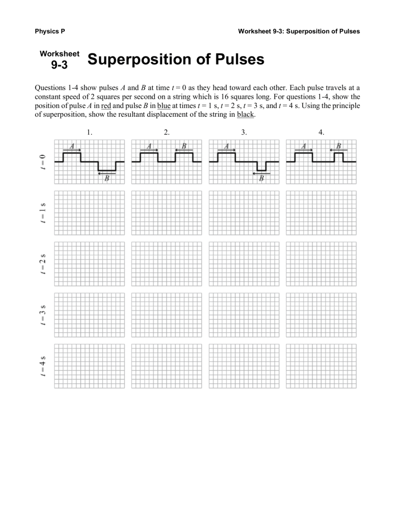principle of superposition worksheet