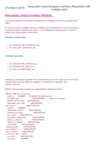 Oracle EBS Requisition Import Interface