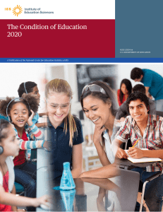 IES Condition of Education 2020