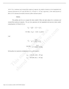Material Science HW 9 Solution