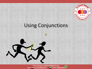 Connectors and Punctuation