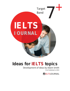 Ideas For IELTS Topics