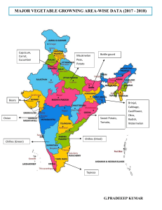 INDIAN  HORTICULTURE STATSISTICS AT 2017-18 AREAWISE