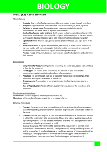 Biology Module 3 Study