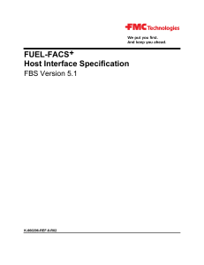 Host Interface Specifications - SAP