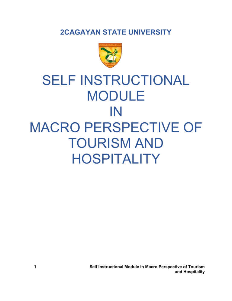 macro perspective of tourism and hospitality chapter 6