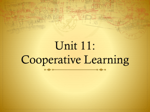 Unit 11- Instructor's Notes-Cooperative Learning (2)
