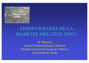 Fisiopatología DM1 Dr  Mauricio