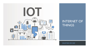 Internet of Things (IoT) Overview