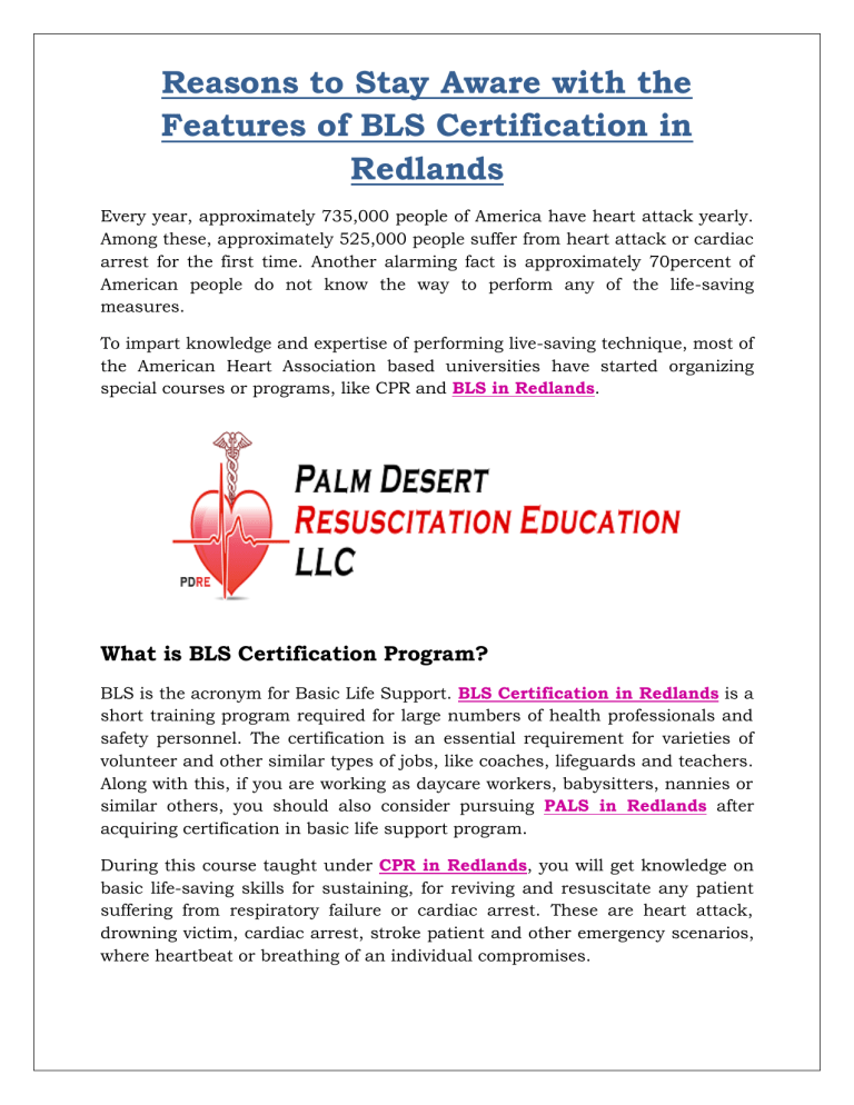 BLS Certification