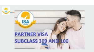 Partner Visa Subclass 309