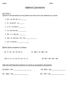distributive property assignment