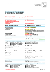 Academic Year 2020-21