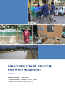 Compendium of Good Practices in Solid Wa
