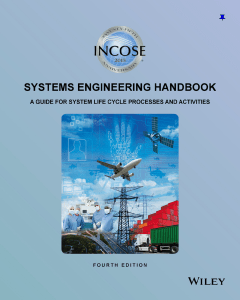 Systems engineering handbook : a guide for system life cycle processes and activities