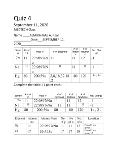 Quiz 4. Real . Almira mae