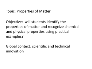 States and properties of matter 10th
