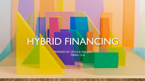 FM HYBRID FINANCING