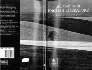 An outline of English literature