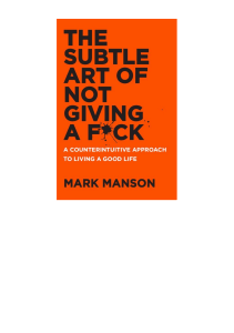 Mark Manson - The Subtle Art of Not Giving a F ck (2016, HarperCollins) - libgen.lc