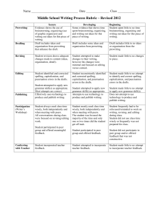     6th - 8th grade writing process rubric - revised 2012 (1)
