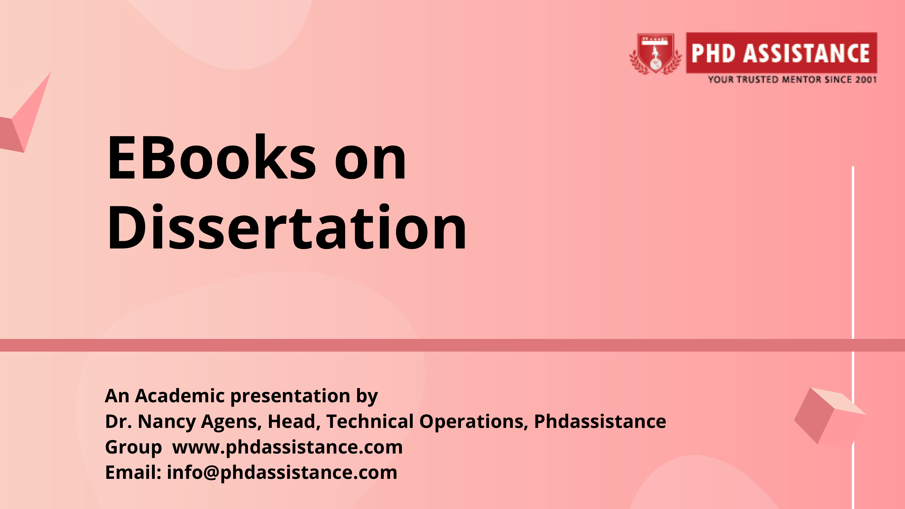 Doctoral dissertation writing help books