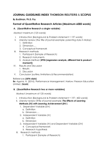 JOURNAL GUIDELINES