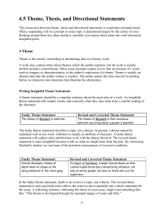 ENG 4U Exemplar theme-thesis-directional