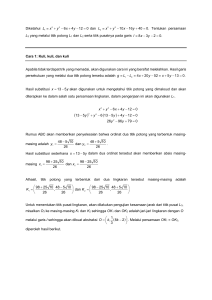 Three Ways for New Circle Equation - Question Case (Indonesian)