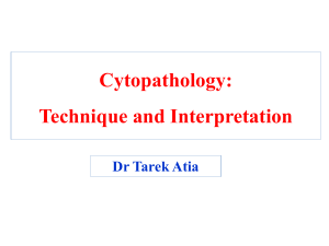 1- Introduction of cytopathology