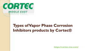 Types of Vapor Phase Corrosion Inhibitors products by Cortec®