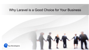 Why Laravel is a Good Choice for Your Business