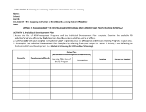 Individual Development Plan Template for Teachers