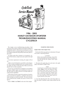 Harley Davidson-SPORTSTER-TROUBLESSHOOTING-(1986-2003)-TROUBLESHOOTING MANUAL CYCLETECH-ENG
