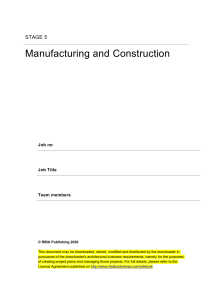 2020 RIBA5-Manufacturing and Construction-checklist