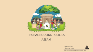 Rural housing policies of Assam