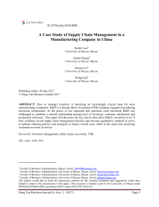 A Case Study of Supply Chain Management in a Manuf (1)
