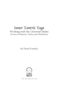 D Frawley Inner Tantric Yoga Working with the.Universal.Shakti