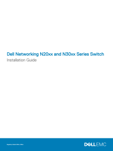 dell switch Installation Guide