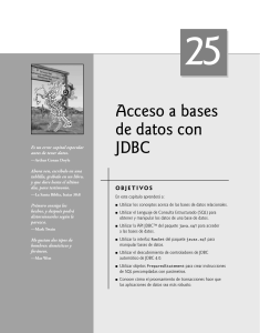 Acceso a bases de datos con JDBC (1)