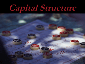 capital stcture theories ppt