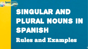 Making Plural Adjectives in Spanish